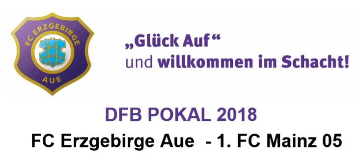 FC Erzgebirge Aue gegen 1. FC Mainz 05